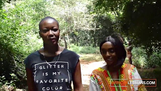 Ebony Wives Cunnilingus in Raunchy Homemade Sextape