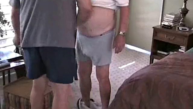 Two fat grandparents