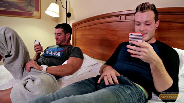 Cody Cummings Watches Porn with Kaydin Bennett