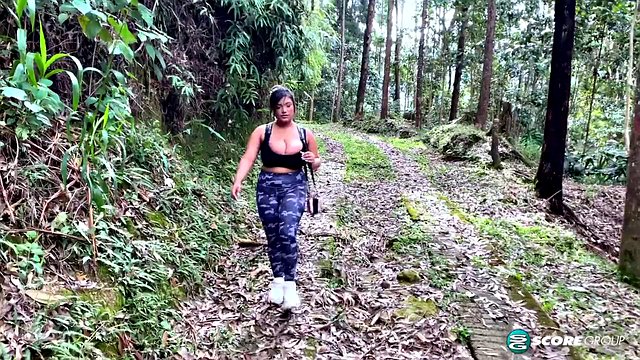 Angie Bravo's Outdoor Masturbation