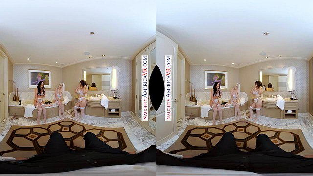 Bride and Her Bridesmaids Surrender to Stranger's Raw Energy for Scandalous All-Girl Anal Pounding and