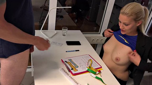 Big strange cock at my first cock casting!