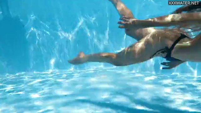 The hottest tightest little babe Bonnie Dolce underwater