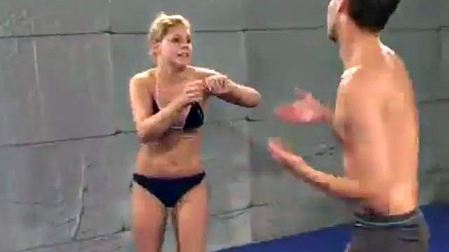 Wrestling mixed, a nice one: Big Tits, Big Ass & Babe Porn