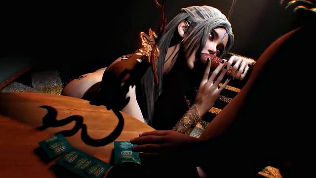 3D Big Boobs Slut MILF with Hot Tattoo Cheating with Big Cock