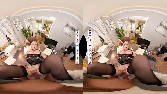 Sexy busty co-worker Kendra Sunderland trades with you an all-paid trip to Cabo in exchange for very hot sex in your office.