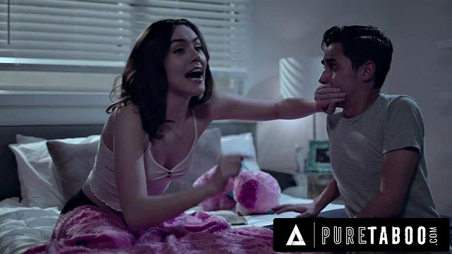PURE TABOO Freya Parker Tricks Stepsister s Secret Lover Into Sneaky Sex To Avoid StepParents’ Anger: Porn