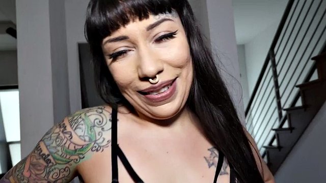 latina mina juicy lip thumb sucking mexican milf fucks first bbc john long