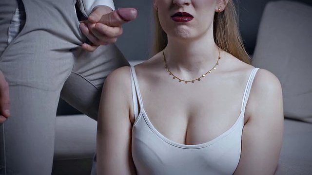 Convinced by the boss, groped and cum in the mouth - dressedpleasures