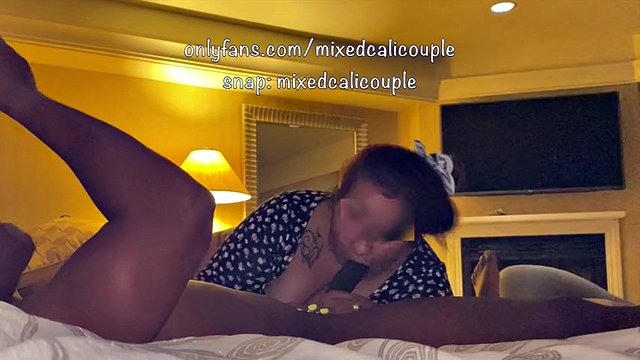 Latina wife meets BBC and records if it's for husband