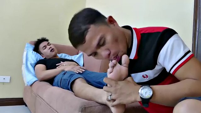 Having met in the male foot fetish community, these Asian gay boys have been madly in love with each other ever since. Alex and Rico enjoy foot fetish sex almost every day and today is no different.