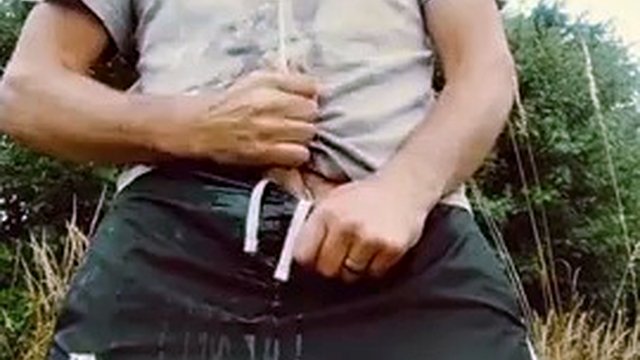 Piss long and hard on me, trackies, piss slave Scallyoscar