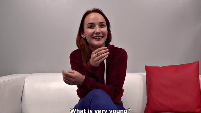 Czech teen fucks big dick on audition!
