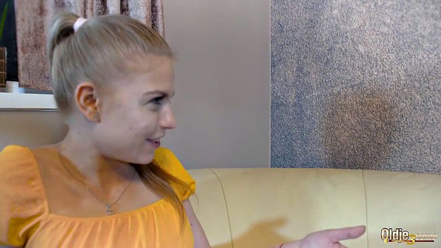 Old Man Fucks Young Teens Threesome