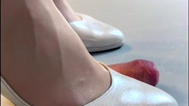 After the cum trampling party - the wedding dance is over, the cock punishment party begins! - close view
