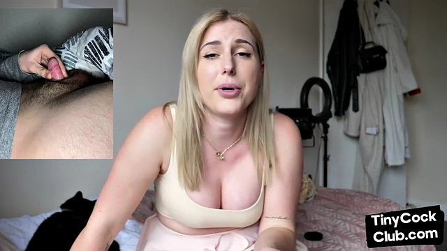 Solo Humiliation Amateur British babe talks dirty about small dicks