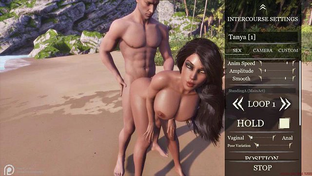 Sex on the Beach (prueba del programa): grandes tetas, gran culo y mamada porno