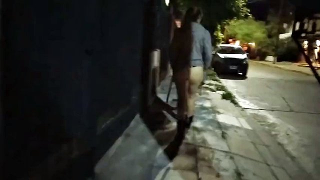 public sex in the street people watch us fuck in the bus terminal short skirt no panties