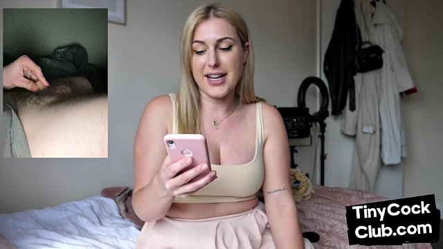 SPH Femdom küçük siklerin fotoğraflarını not ediyor ve yaramaz