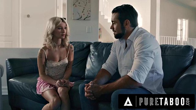 PURE TABOO Petite Blonde Emma Rosie TRICKED Into Fucking Her ''Cheating'' Boyfriend's Stepdad!