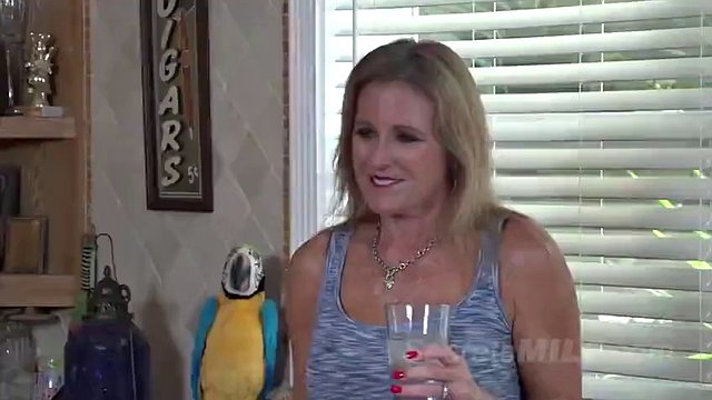 MILF Step Mom Seduces Young Stepson for a Quickie