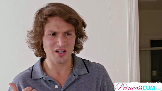 Blonde Stepsister Jessie Saint Teases Stepbro with Bare Boobs Before Soaking Wet Pussy Sparks Creamp