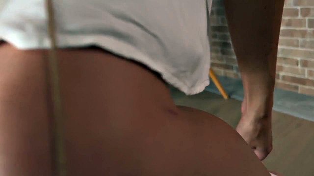 Skinny Beauty Katty West Fucks Best Friend Oliver Strelly While Boyfriend Stays Busy at Work