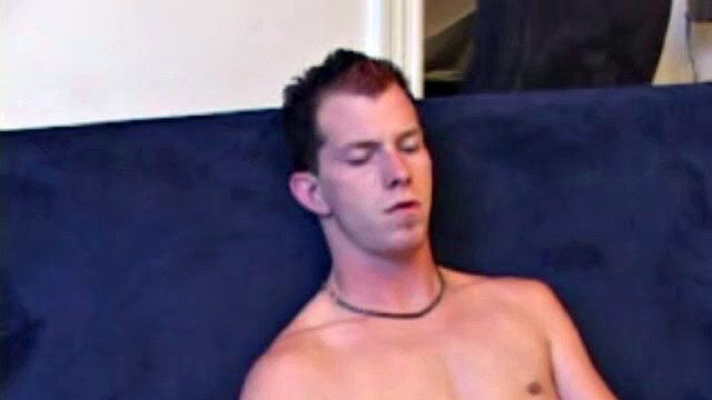 While playing a porn video, Raven strips and unleashes her cock-bursting vein. He strokes her with both hands and in no time explodes an incredible load of cum on her chest.