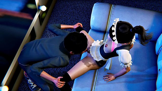 3D Hentai What are the maids made 3