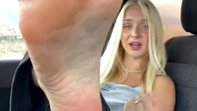 Goddess kaylee joi in the car
