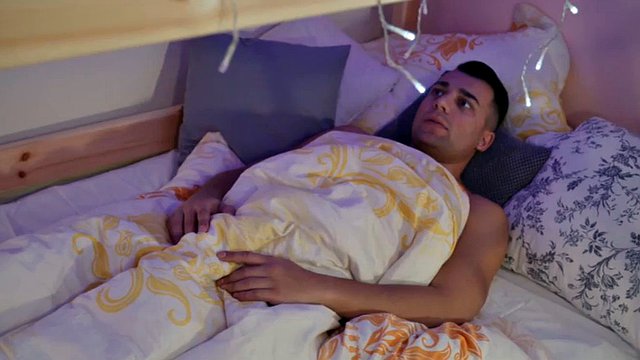 RAUNCHY MILF Curvy MILF sucks and titfucks on bunk bed before riding cock