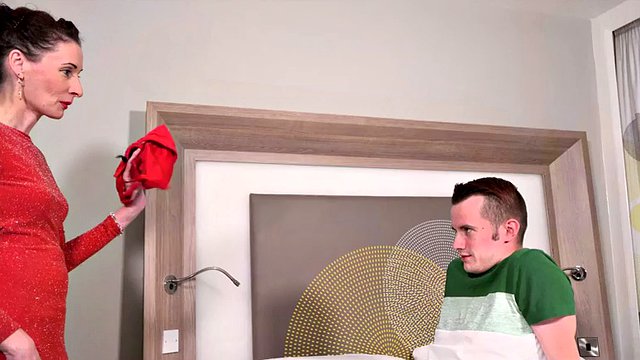 Scarlet fucks her step-son