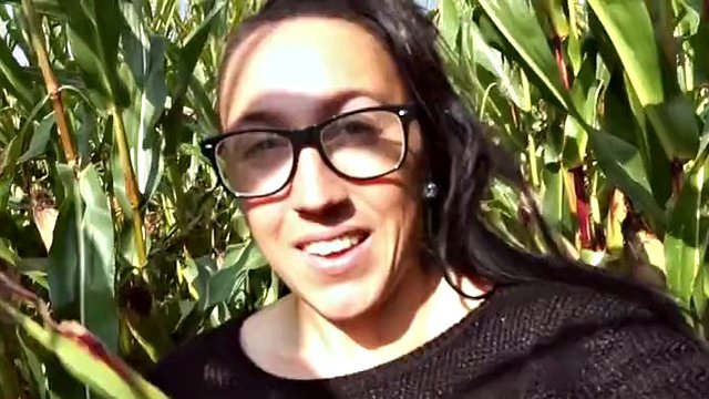 ANAL FUCK IN THE CORN FIELD! skinny german kinky bitch insertion