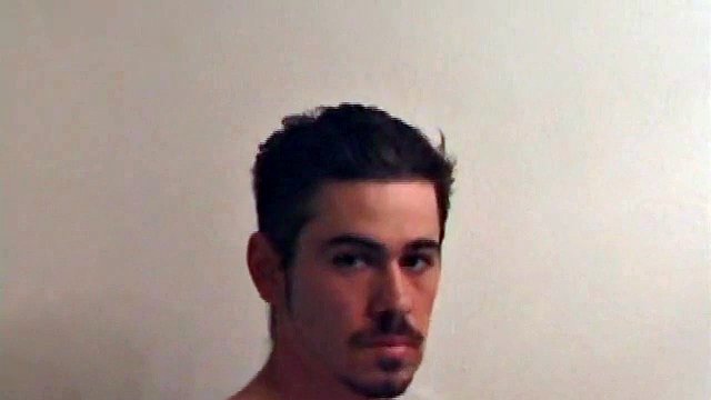 Marcus gives off a very manly impression as he sneaks into the bathroom with his laptop for some private time. He dives right into the porn he's watching and takes off his red boxers.