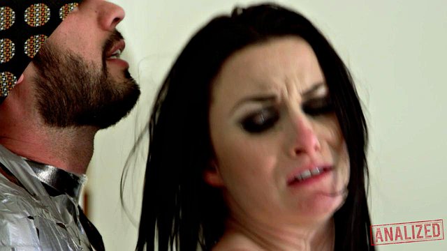 Veruca James Bound And Teased Until She Takes Tommy Pistol's Cock Deep In Her Ass