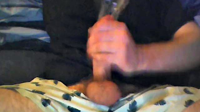 Hairy Cock Vacuum Sucking And Masturbating With Small Bottle