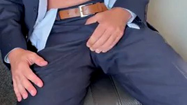 Verbal and vocal daddy, telling you how to please me. In a suit and boots
