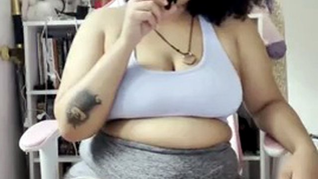 BBW Farts on Microphone with Thight Shorts JOI