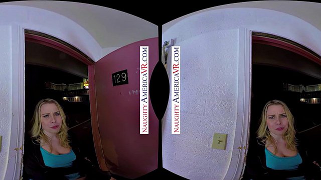 隣の女の子、オーブリー・シンクレアが彼氏のように私の部屋にやって来る