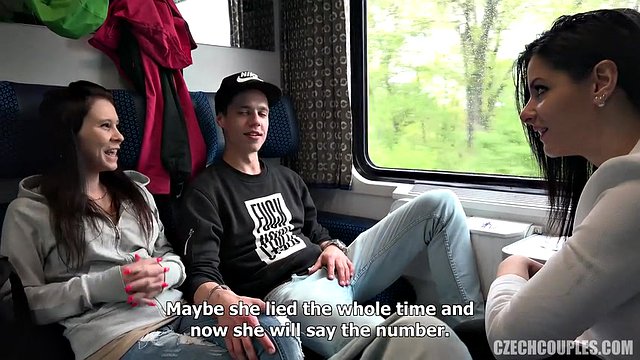 Two czech teen gets plowed on the way home