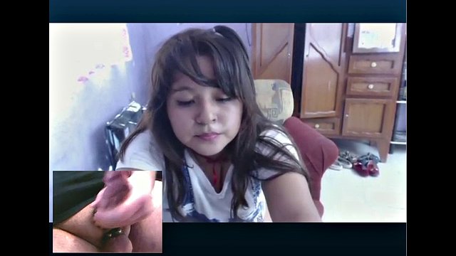 Carly big tits latina teen rubs her pussy on webcam