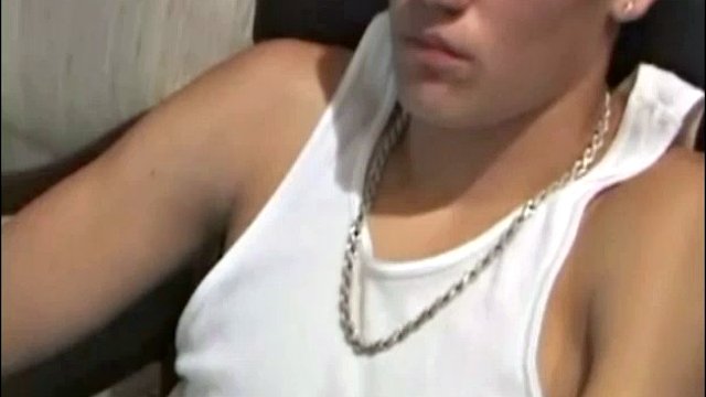 Young Lance looks very inviting and sexy, as he stares at the camera while massaging his hard cock. We enjoy a nice show of long strokes from this naked boy, before he blows his load on a chair.