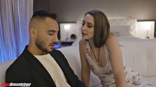 Laney Grey Takes Big Cock for Surprise Cumshot