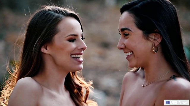 Karlee Grey And Jillian Janson Catch Long-Haired Neighbor Kylie Le Beau Spying On Their Steamy R