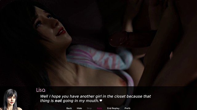LISA #35a - 看色情片 - 色情游戏，无尽 3d，成人游戏，60 Fps