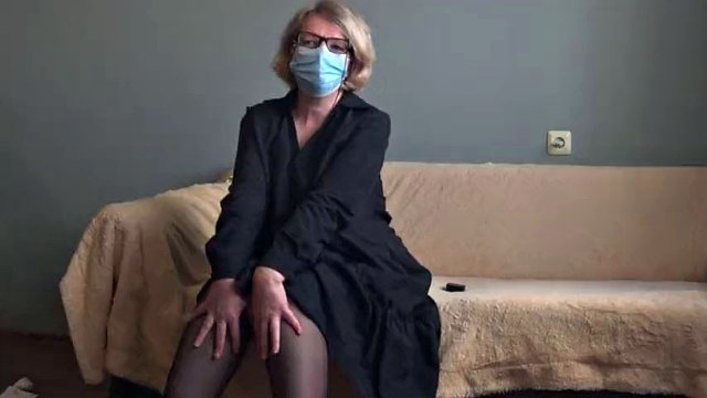 Anal-vaginal penetration of a milf. Filming a video for her husband behind the scenes with dirty talk for a cuckold
