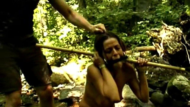 BDSM training outdoors