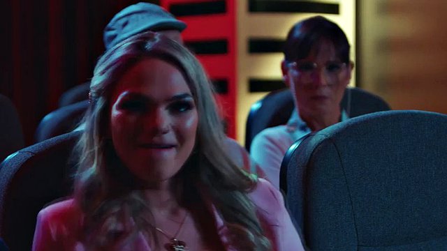 Two teenagers caught by an older couple having sex at the cinema