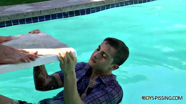 Chris & Ryan Pool Piss & Fuck - Chris Porter & Ryan Conners