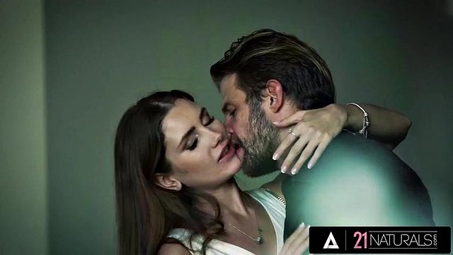 21 NATURALS - Sexy Brunette Takes Her Date's Cock Deep In Her With Her Wet Pussy